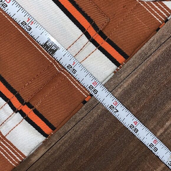 Vintage NWT Texas Longhorns Striped Canvas NCAA Button Jacket NEW Sz Medium RARE - Picture 8 of 12